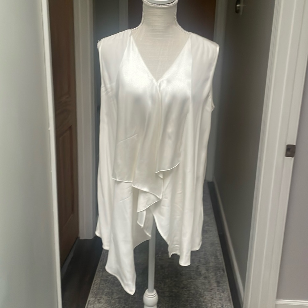 Lafayette silk sleeveless